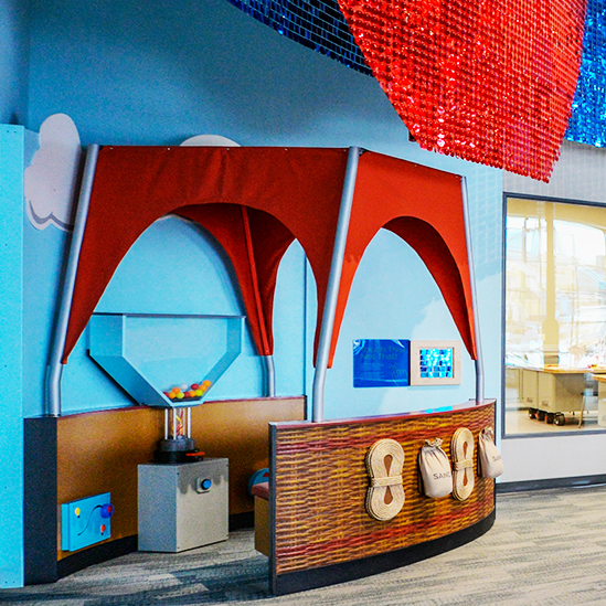 close up image of the play air balloon